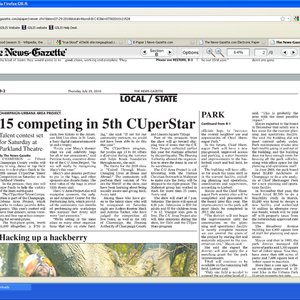 News-Gazette Clippings, July 29-30 2010
