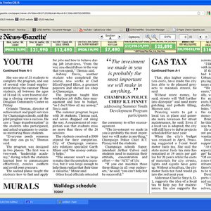 News-Gazette August 7 2010 clippings