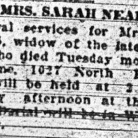 Sarah Neal Obituary