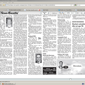 News-Gazette clippings, December 11-17 2010