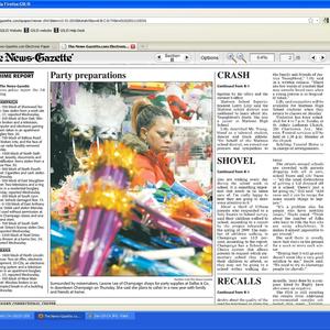 December 22-31, 2010, News-Gazette clippings