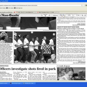 January 2011 News-Gazette clippings