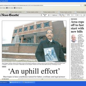 January 2011 News-Gazette clippings