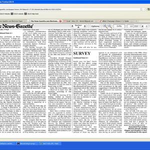 January 2011 News-Gazette clippings