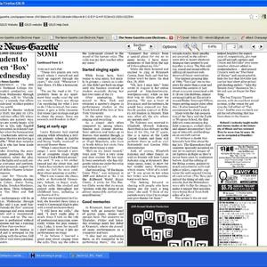 January 2011 News-Gazette clippings
