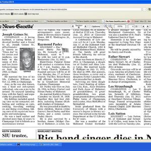 January 2011 News-Gazette clippings