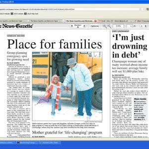 January 2011 News-Gazette clippings