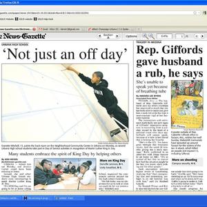 January 2011 News-Gazette clippings