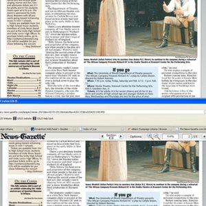 February 2011 News-Gazette clippings