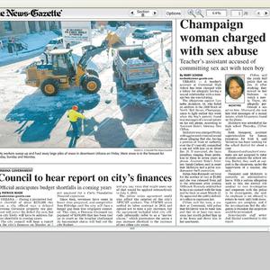 February 2011 News-Gazette clippings