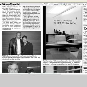 February 2011 News-Gazette clippings