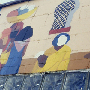 Slides for a presentation on the History of the Park Street Mural (Fifth and Park Street, Champaign)