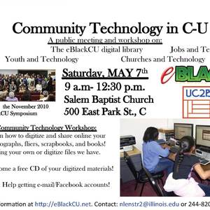 Community Technology in Champaign-Urbana Flyer and Announcement