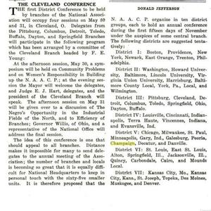 NAACP Crisis Clippings on Champaign-Urbana and University of Illinois, 1914-2007