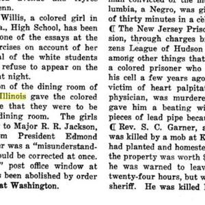 NAACP Crisis Clippings on Champaign-Urbana and University of Illinois, 1914-2007