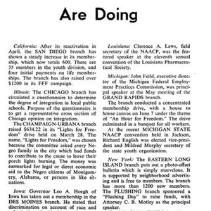 NAACP Crisis Clippings on Champaign-Urbana and University of Illinois, 1914-2007