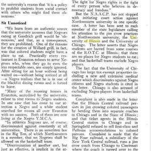 NAACP Crisis Clippings on Champaign-Urbana and University of Illinois, 1914-2007