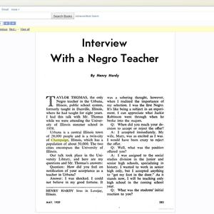 NAACP Crisis Clippings on Champaign-Urbana and University of Illinois, 1914-2007