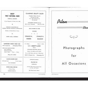 Urbana High School Yearbook - 1958