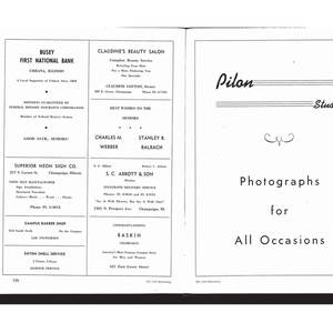 Urbana High School Yearbook - 1958