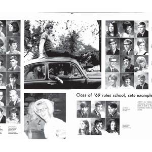 Champaign Central High School Maroon Yearbook - 1969