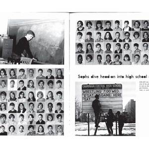 Champaign Central High School Maroon Yearbook - 1969