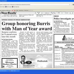 News Gazette August 15-17 2010