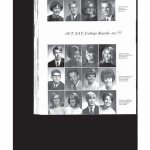 Urbana High School Rosemary Yearbook - 1968