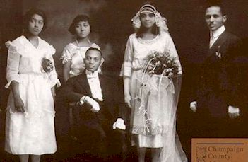 Wedding PHOTOElizabeth Lewis and Theodore Crawley wedding, ca. 1925